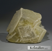 Зональный кристалл барита